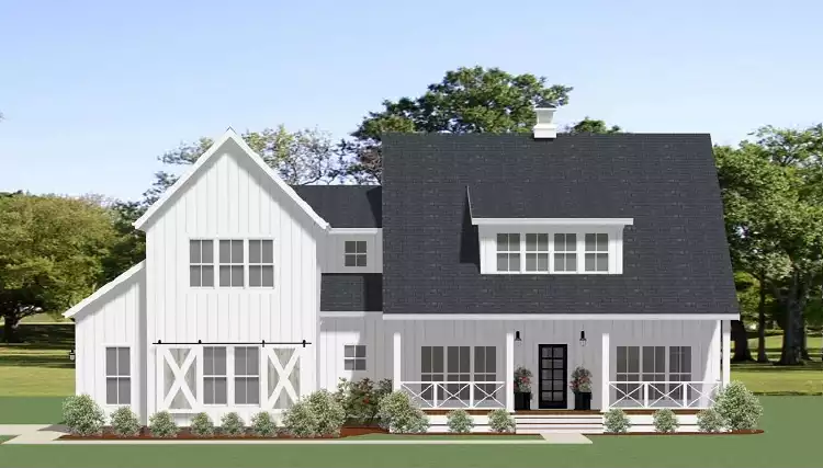 image of 2 story country house plan 7059